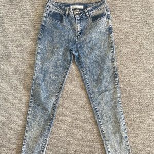 Vintage bleach wash Jeans